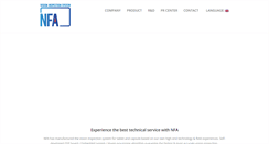 Desktop Screenshot of nfa.kr